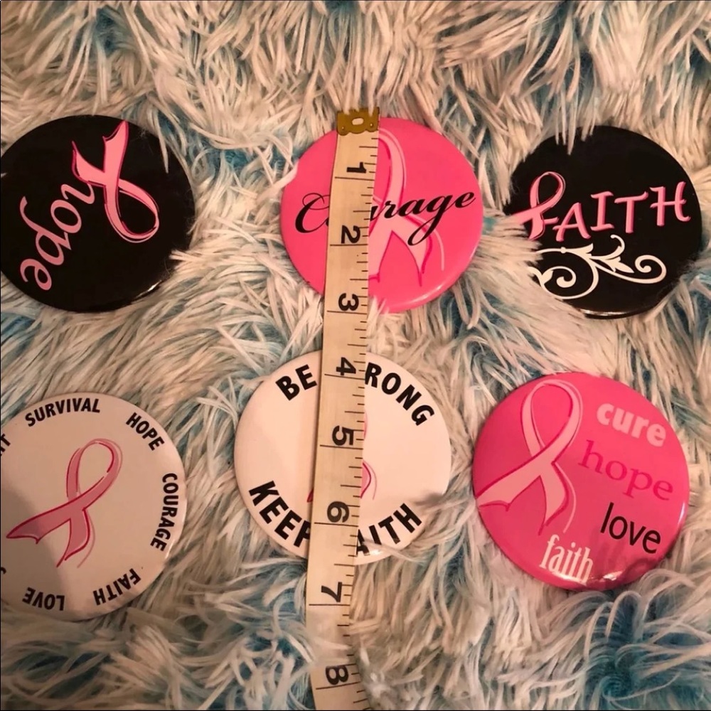 Breast Cancer Button Set - Picture 6 of 6